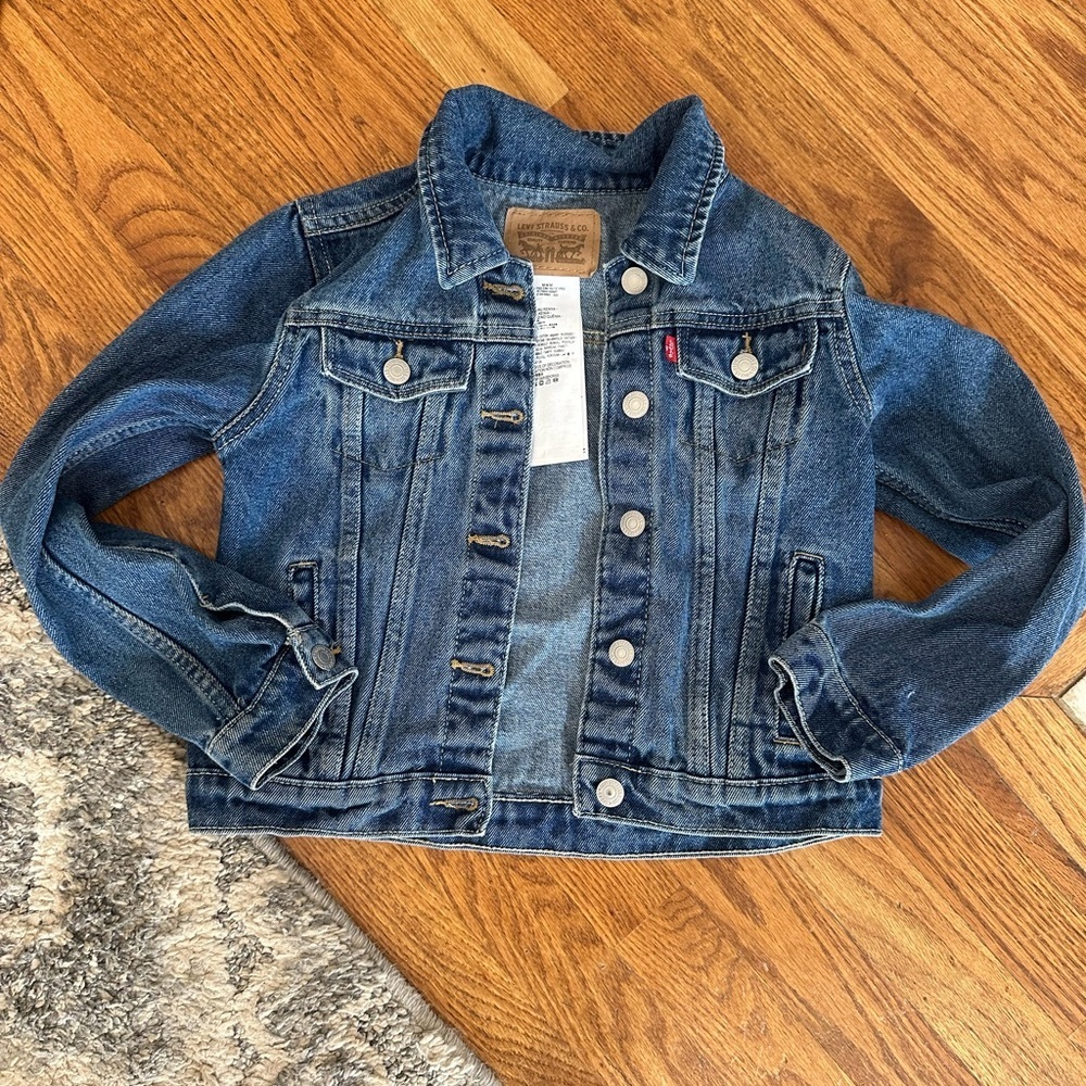 Levi's Kids Blue Jean Jacket Classic Denim Style sz: Medium